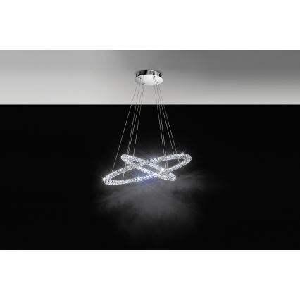 Eglo - LED ljuskrona med textilsladd LED/56,1W/230V