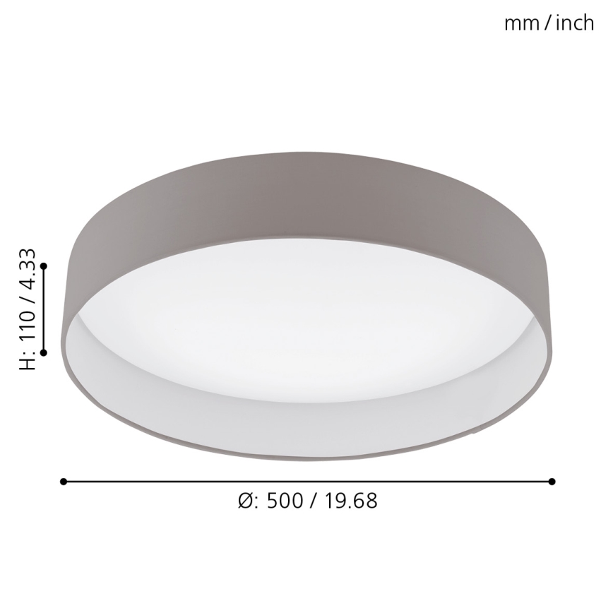 Eglo 93952 – LED Takbelysning PALOMARO LED/24W/230V