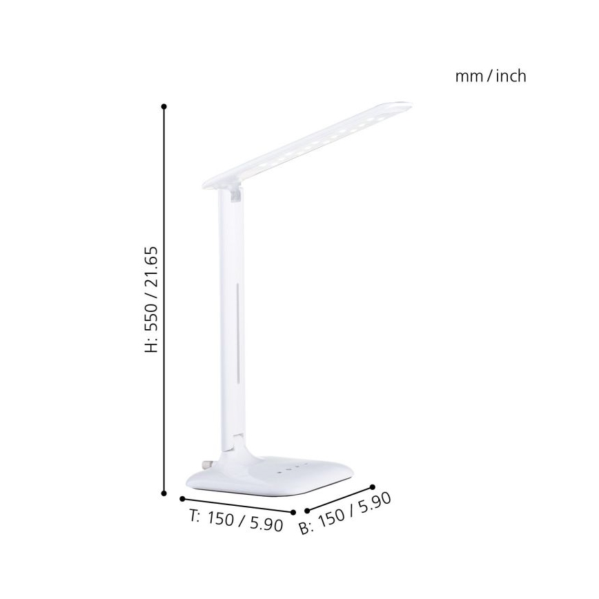 Eglo 93965 -  Bordslampa CAUPO LED/2.9W/230V