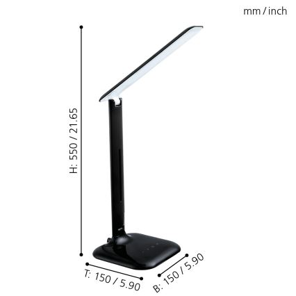 Eglo 93966 -  Bordslampa CAUPO LED/2.9W/230V