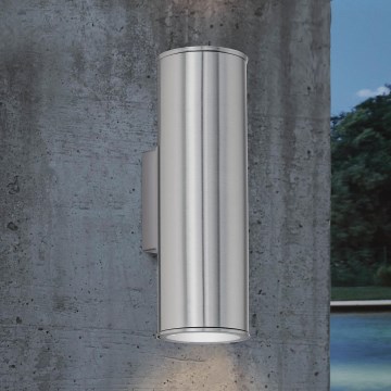 Eglo 94107 - LED Utomhusbelysninging RIGA 2xGU10/3W/230V