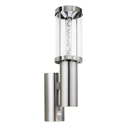 Eglo 94128 - LED Utomhusbelysninging med sensor TRONO STICK 1xGU10/3W + 1xLED/3.7W