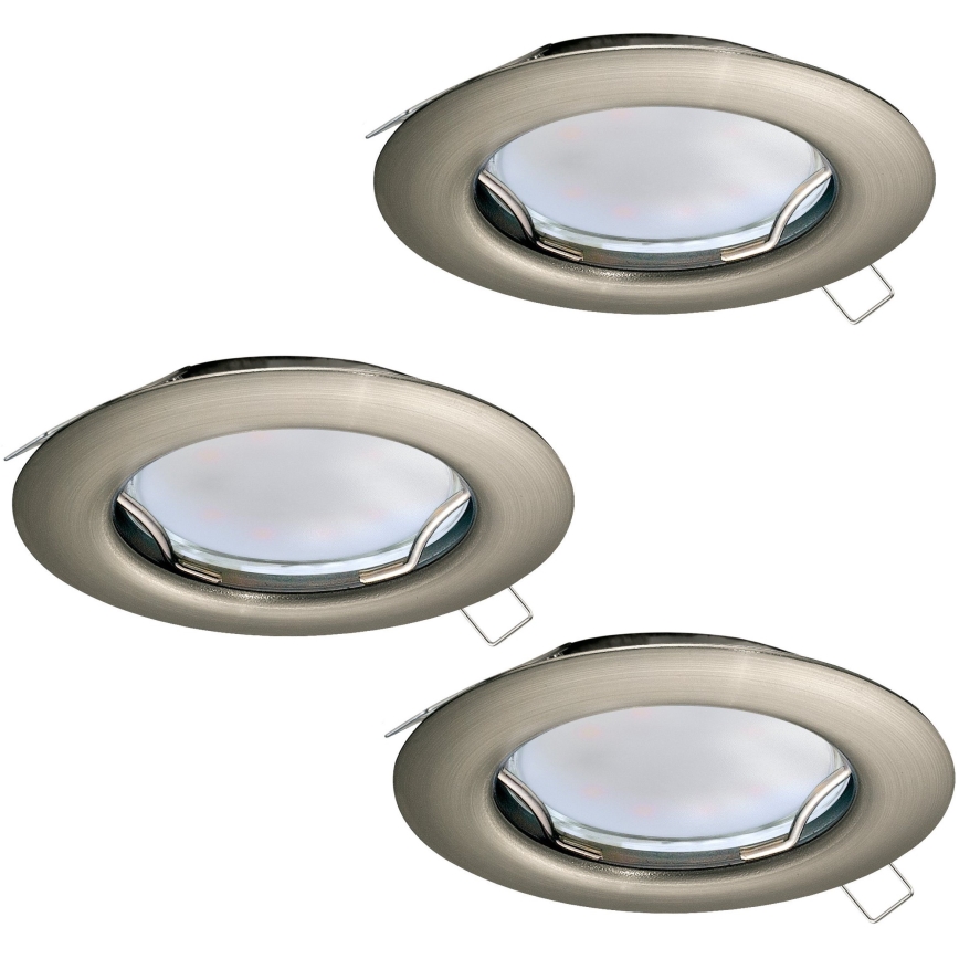 Eglo - SET 3x LED Hängande Takbelysning PENETO 3xGU10-LED/3W/230V