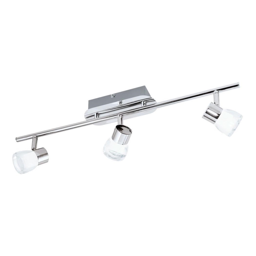 Eglo 94382 - LED spotlight PERITO 3xLED/3W/230V 3000K skinande krom