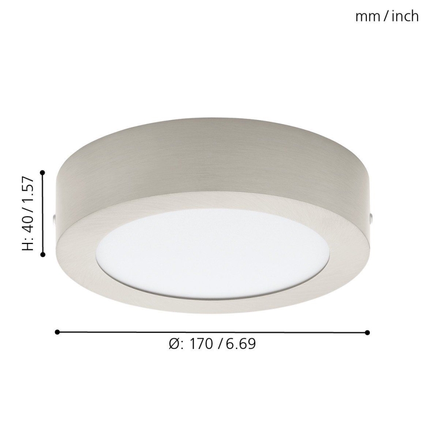 Eglo 94523 - LED Takbelysning FUEVA 1 LED/10.9W/230V