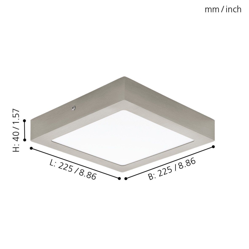 Eglo 94526 - LED Takbelysning FUEVA 1 LED/16.5W/230V
