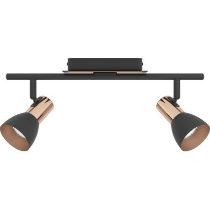 Eglo 94585 - LED Spotlight BARNHAM 2xGU10/3.3W/230V