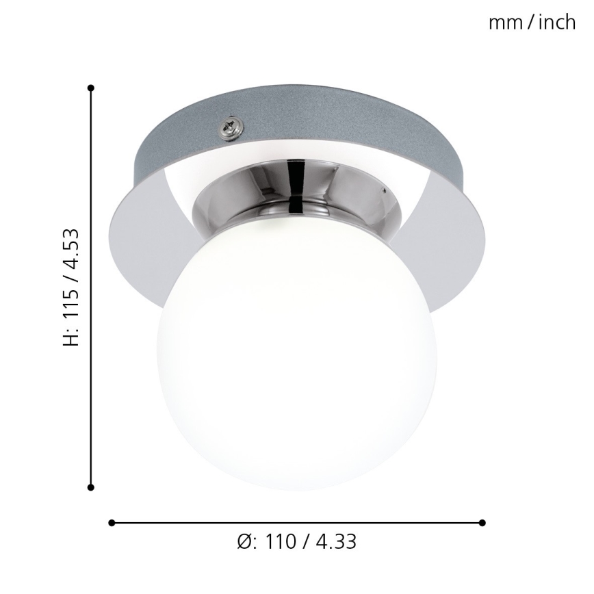 Eglo 94626 - LED Badrumsbelysning MOSIANO 1xLED/3.3W/230V