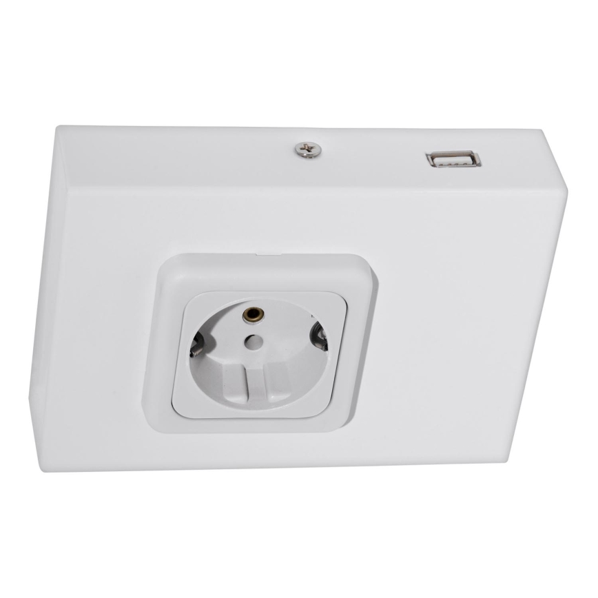 Eglo 94665 - Underskåpsuttag SCHUKO inklusive USB TAXANO