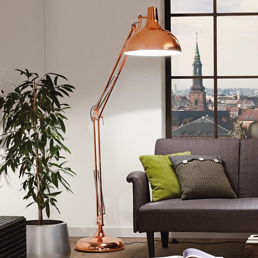 Eglo 94705 - Golvlampa BORGILLIO 1xE27/60W/230V
