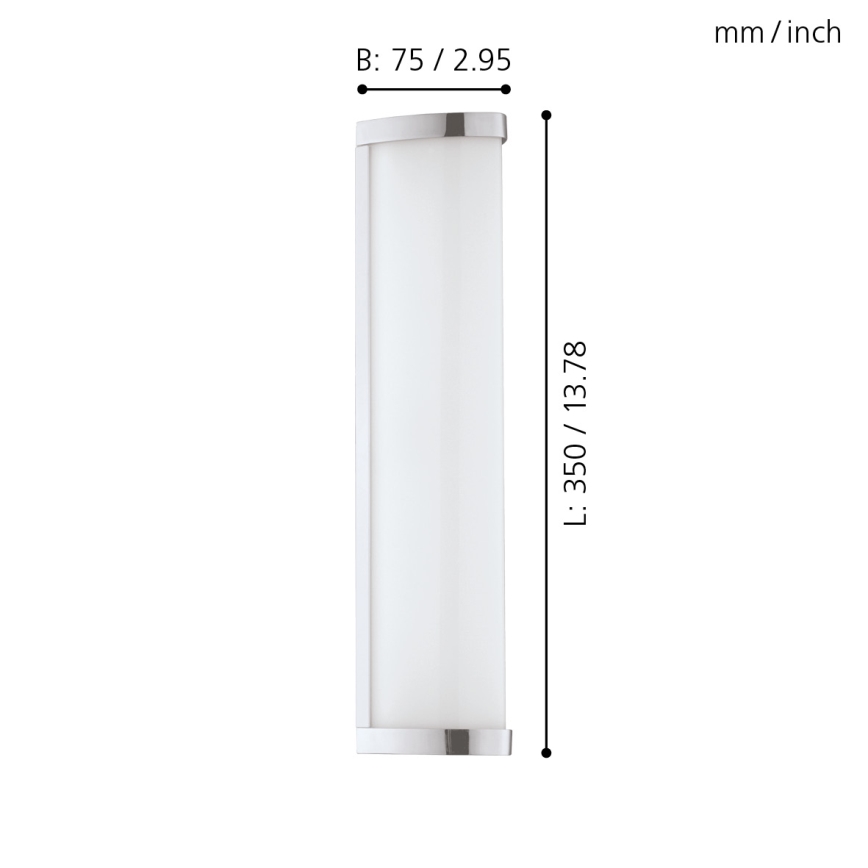 Eglo 94712 - LED Badrumsbelysning GITA 2 1xLED/8W/230V