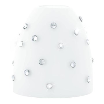 Eglo 94749 - Ersättningsglas för ljuskrona. bordslampa, taklampa och spotlight MY CHOICE diameter 9 cm vit/krom