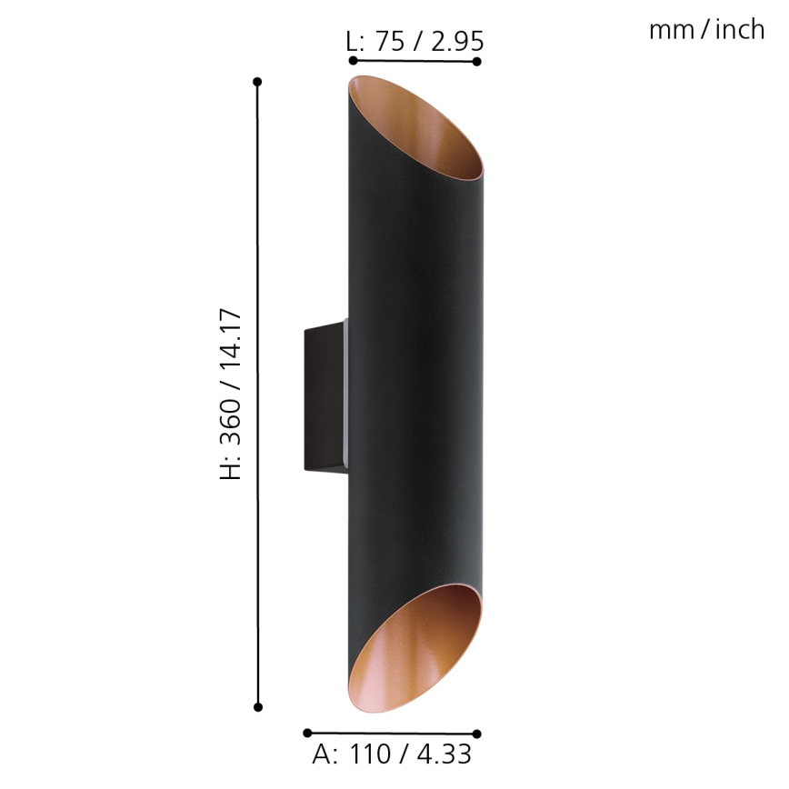Eglo - LED utomhusbelysning 2xLED/3,7W/230V IP44