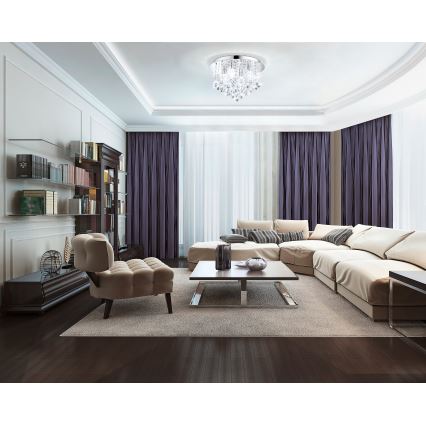 Eglo - LED taklampa för badrum 4xG9/3W/230V IP44