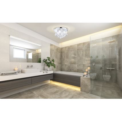 Eglo - LED taklampa för badrum 4xG9/3W/230V IP44