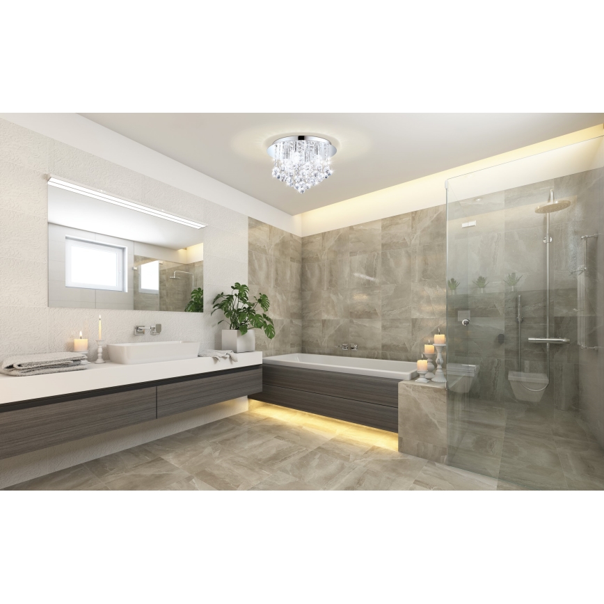 Eglo - LED taklampa för badrum 4xG9/3W/230V IP44