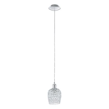 Eglo 94896 - Kristallkrona BONARES 1 1xE27/60W/230V