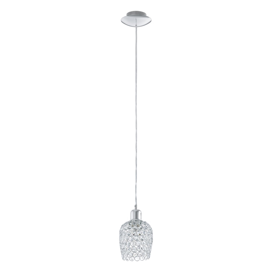 Eglo 94896 - Kristallkrona BONARES 1 1xE27/60W/230V