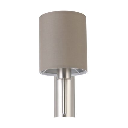 Eglo - Vägglampa 1xE27/60W/230V taupe