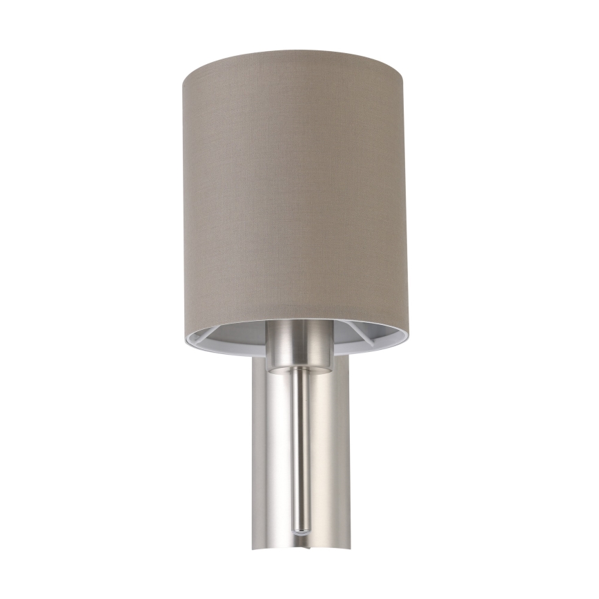 Eglo - Vägglampa 1xE27/60W/230V taupe