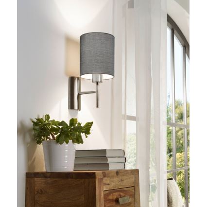Eglo - Vägglampa 1xE27/60W/230V