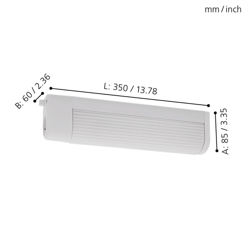 Eglo 94987 - Väggbelysning BARI 1 2xE14/40W/230V