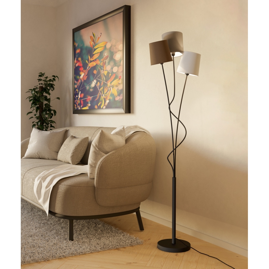 Eglo 94995 - Golvlampa MARONDA 3xE14/40W/230V