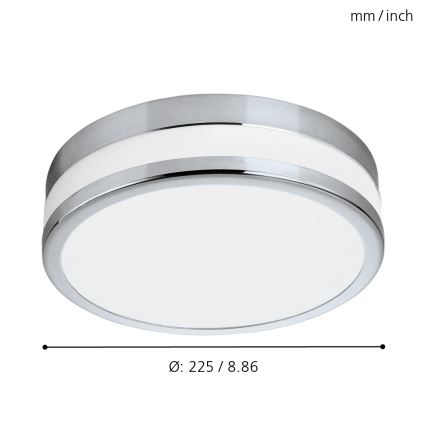 Eglo 94998 - LED Badrumsbelysning LED PALERMO 1xLED/11W/230V