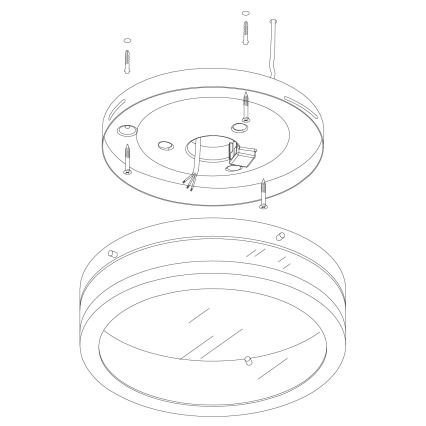Eglo - LED badrumslampa 1xLED/11W/230V IP44
