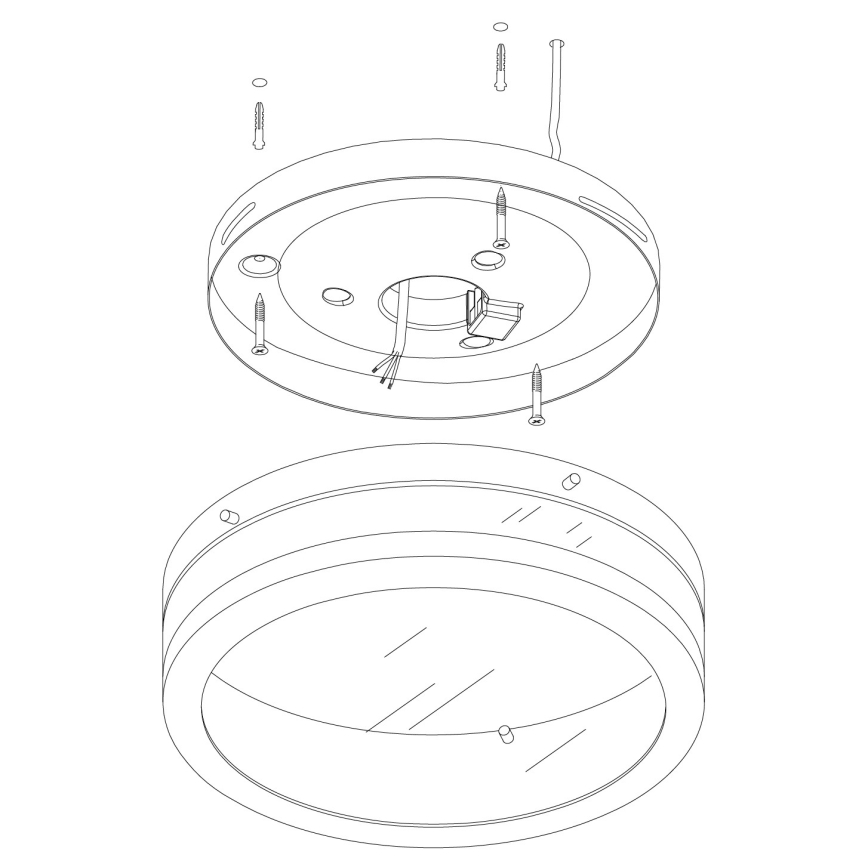 Eglo - LED badrumslampa 1xLED/11W/230V IP44