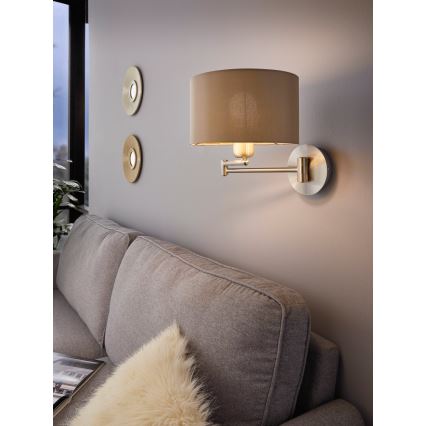 Eglo - Vägglampa 1xE27/60W/230V