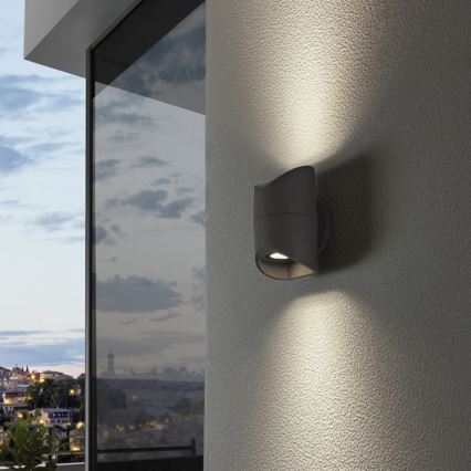 Eglo 95076 - Utomhus Väggbelysning ABRANTES 2xLED/6W/230V