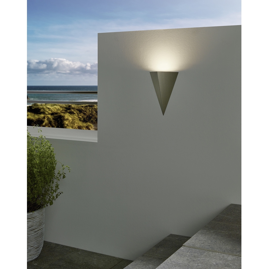 Eglo 95094 - Utomhus Väggbelysning TRIGO 2 LED/8W/230V