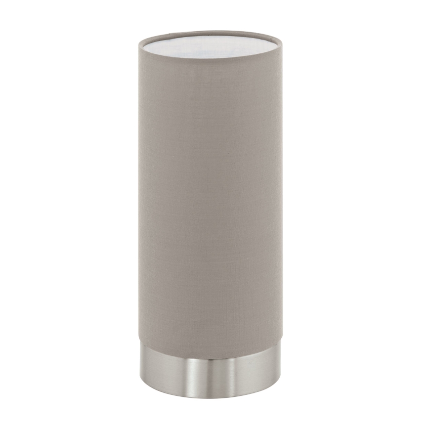 Eglo - Ljusreglerad bordslampa 1xE27/40W/230V taupe