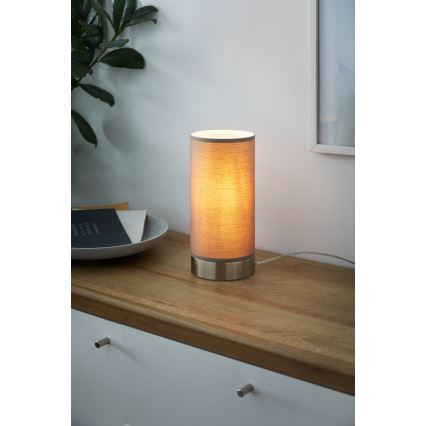Eglo - Ljusreglerad bordslampa 1xE27/40W/230V taupe