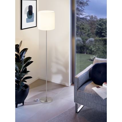 Eglo 95164 - Golvlampa PASTERI 1xE27/60W/230V