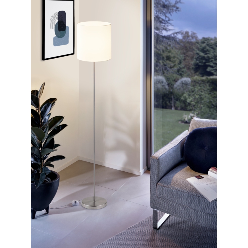Eglo 95164 - Golvlampa PASTERI 1xE27/60W/230V