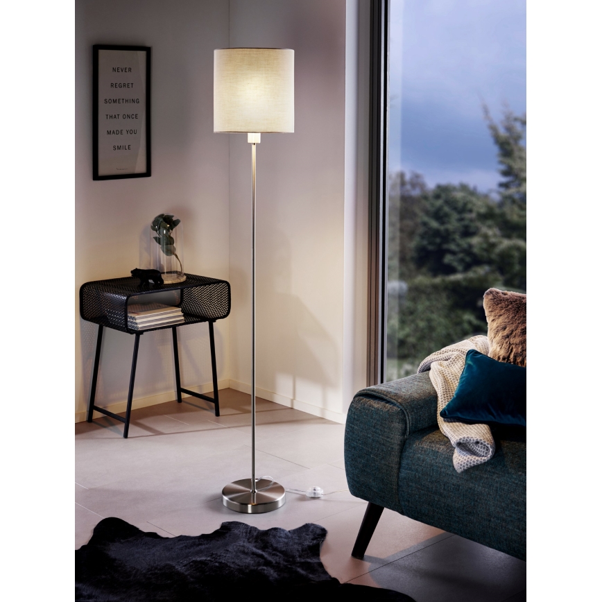 Eglo 95167 - Golvlampa PASTERI 1xE27/60W/230V
