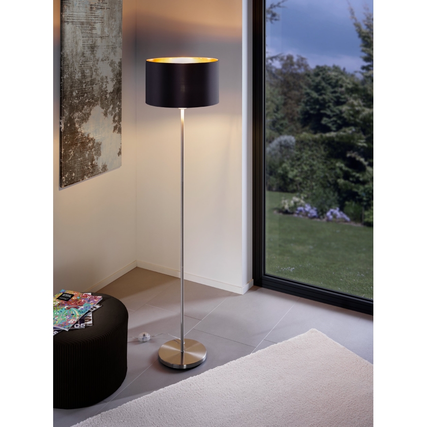 Eglo 95169 - Golvlampa MASERLO 1xE27/60W/230V