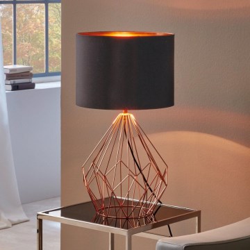Eglo 95185 - Bordslampa PEDREGAL 1xE27/60W/230V