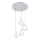 Eglo 95219 - LED Ljuskrona AMONDE 5xLED/6W/230V
