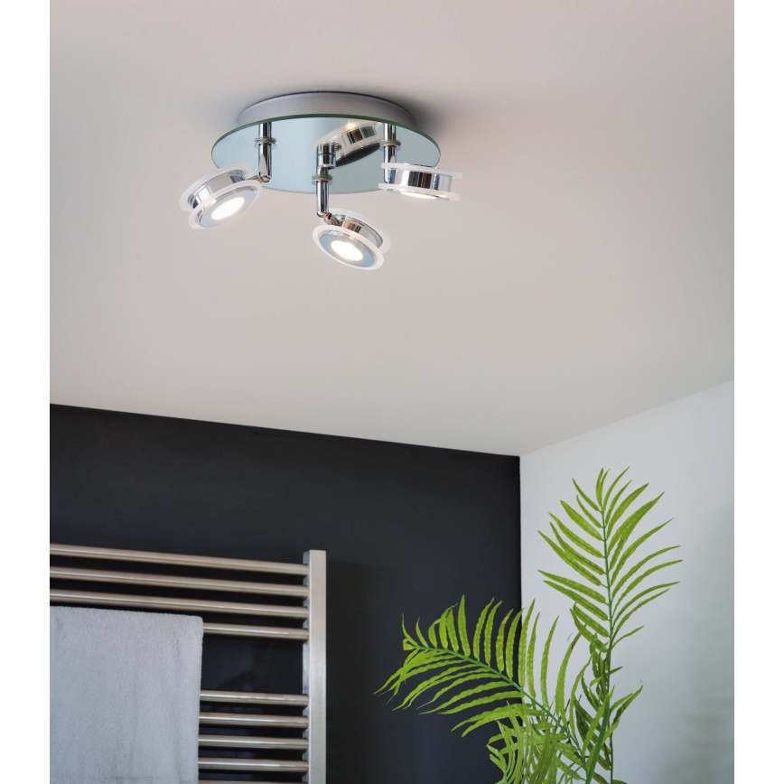 Eglo 95279 - LED Badrum spotlight AGUEDA 3xLED/3.3W/230V