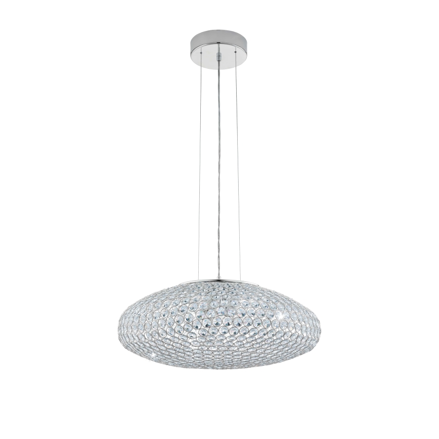 Eglo - Ljuskrona med textilsladd 3xE27/60W/230V