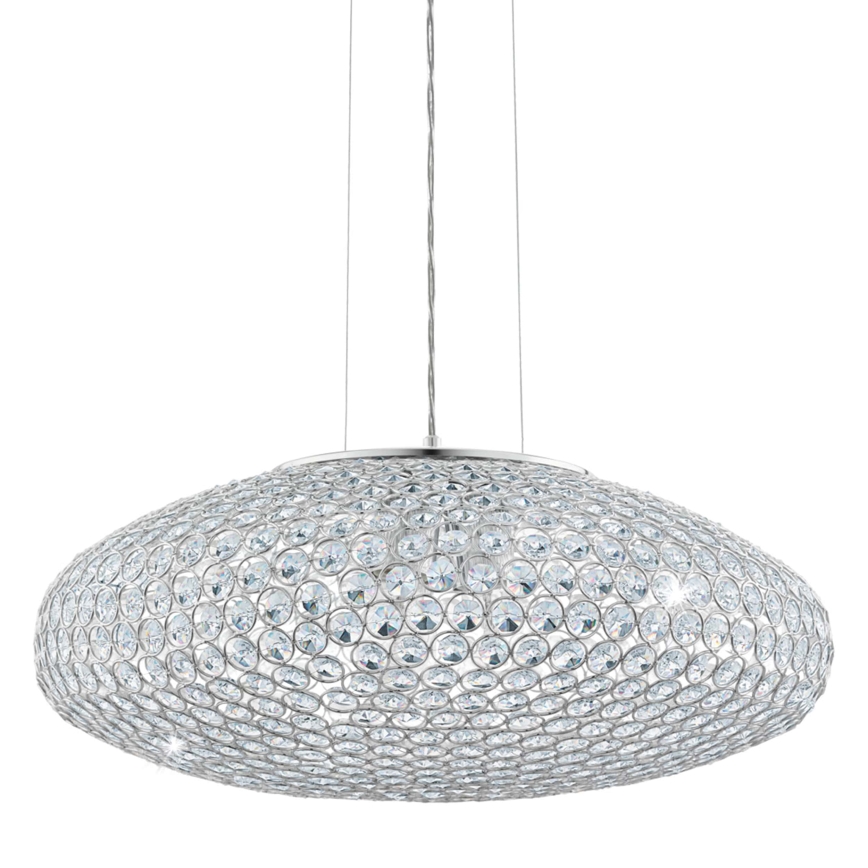 Eglo - Ljuskrona med textilsladd 3xE27/60W/230V
