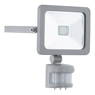 Eglo 95407 - LED-strålkastare med sensor FAEDO 1 1xLED/10W/230V IP44
