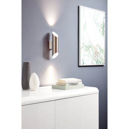 Eglo 95422 - LED Väggbelysning VIEGAS 2xGU10-LED/4W/230V