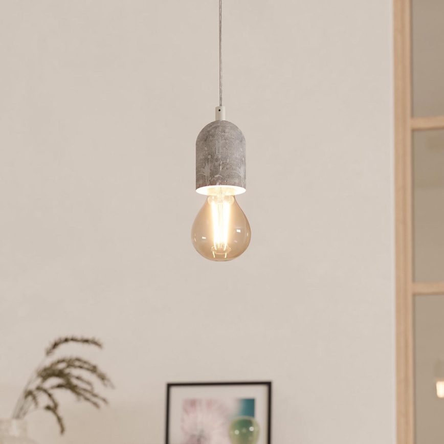 Eglo 95522 - Ljuskrona SILVARES 1xE27/60W/230V