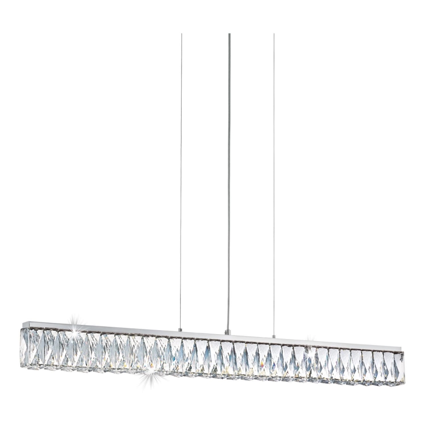 Eglo 95543 - Kristall dimbar Ljuskrona TELLUGIO-S LED/36W/230V