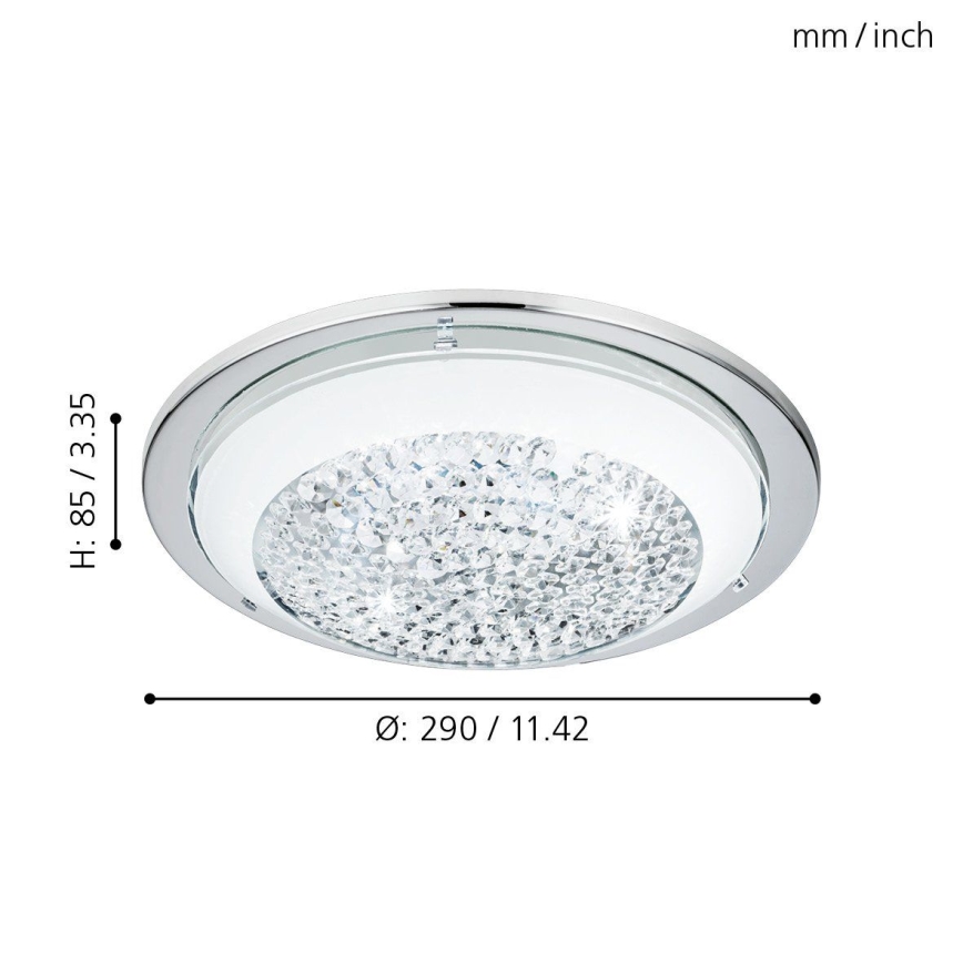 Eglo 95639 - LED Kristallampa tak ACOLLA LED/8.2W/230V