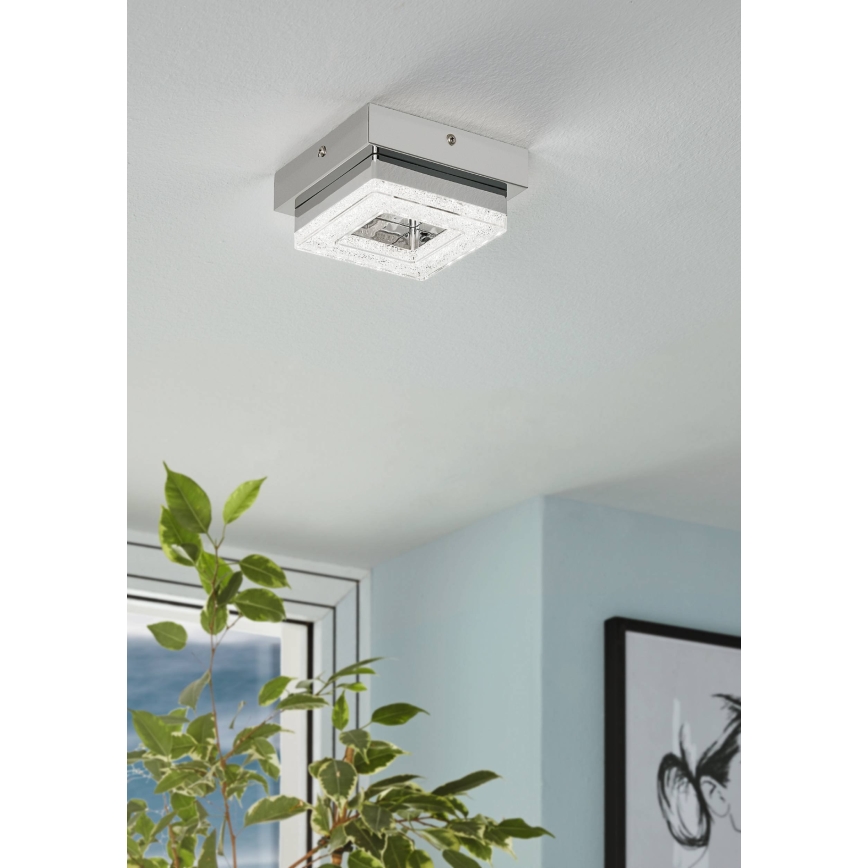 Eglo 95655 - LED Kristallampa tak FRADELO 1xLED/4W/230V